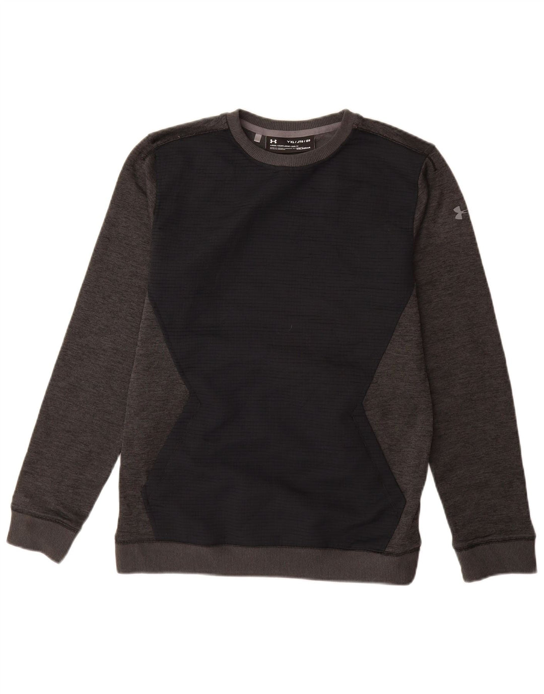 UNDER ARMOUR Băieți Cold Gear Hanorac Pulover 13-14 Ani XL Gri