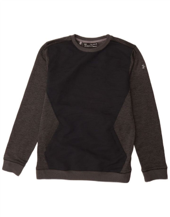 UNDER ARMOUR Băieți Cold Gear Hanorac Pulover 13-14 Ani XL Gri