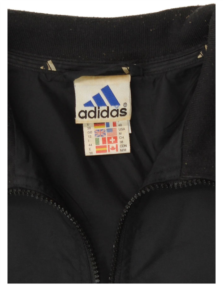 Jachetă de ploaie Adidas pentru femei UK 12 Medium Black Poliamidă