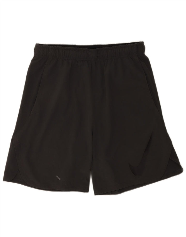 Pantaloni scurți sport Nike Dri Fit Graphic pentru bărbați, gri mediu, poliester