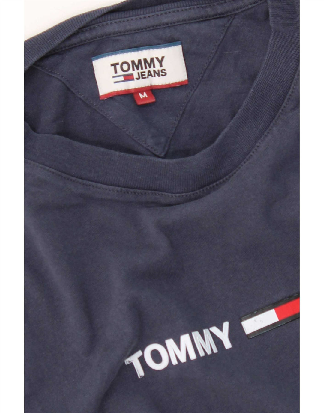 Tricou grafic pentru bărbați Tommy Hilfiger Top Mediu Bleumarin