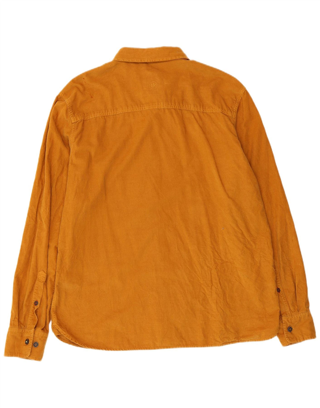 Cămașă Fat Face pentru bărbați din catifea mare, bej, bumbac