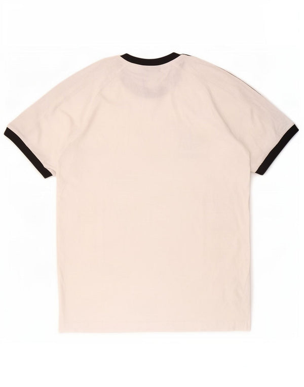 Tricou pentru bărbați Adidas Top mare, alb, bumbac