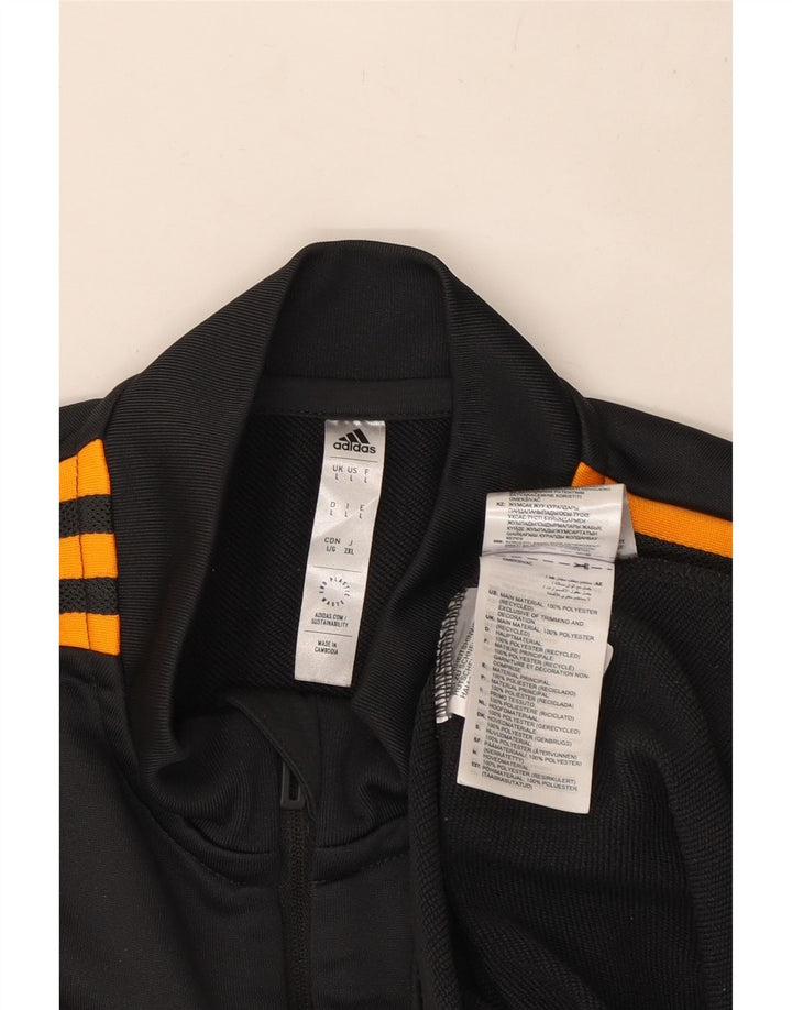 Top de trening cu pulover grafic Adidas Leeds United FC pentru bărbați, mare, gri
