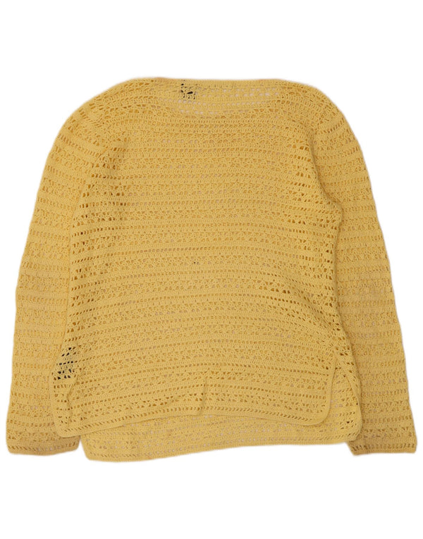 Liz Claiborne Pulover pentru femei cu decolteu cu barca transparentă UK 14 Medium Yell