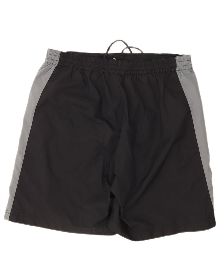 Pantaloni scurți sport pentru bărbați Adidas Graphic Regular, mediu negru, poliester color bloc