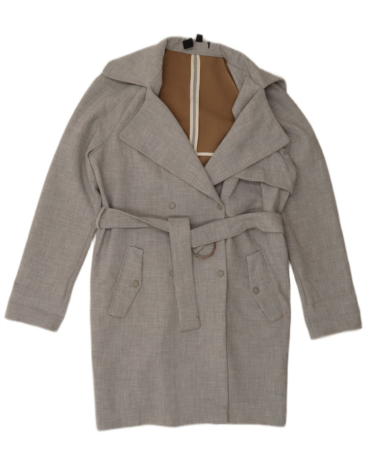 Trenci pentru femei Topshop UK 8 Small Gri Poliester