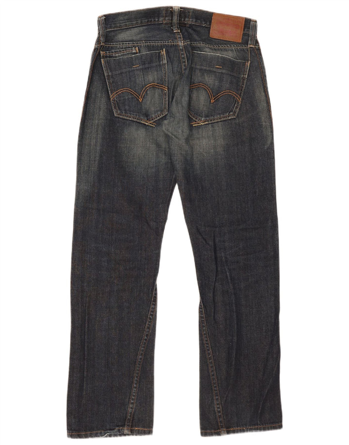 Blugi drepti subțiri pentru bărbați Levi's W32 L32 bumbac bleumarin