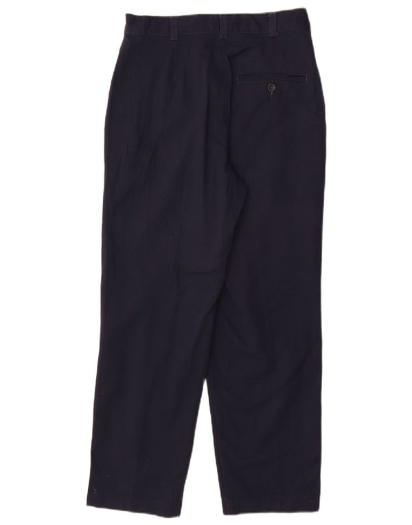 DOCKERS Pantaloni chino cu talie înaltă pentru femei US 4 Small W26 L26 Bleumarin