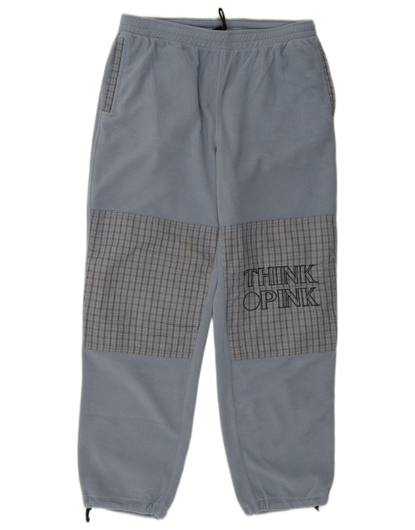 Think Pink Pantaloni de trening grafic pentru femei Pantaloni de jogging UK 16 Large Blue