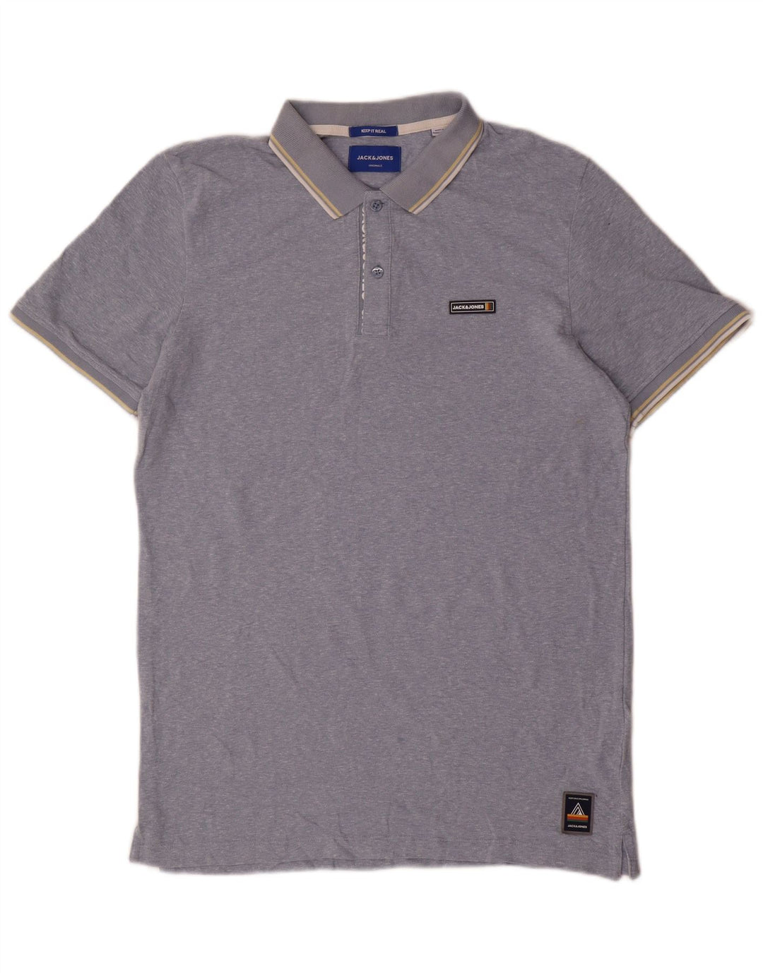 Tricou polo Jack & Jones pentru bărbați, mare, albastru, poliester