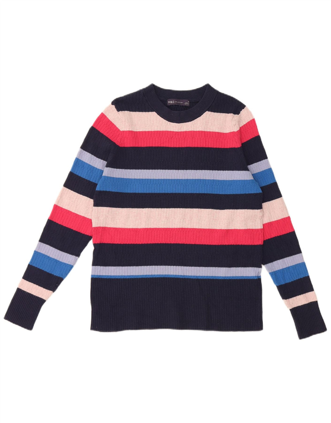 Pulover pentru femei Marks & Spencer cu decolteu triplu UK 16 mare, multicolor