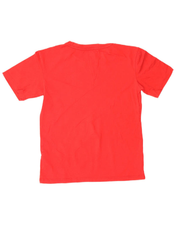 Tricou grafic Tommy Hilfiger pentru femei Top UK 6 XS Bumbac roșu