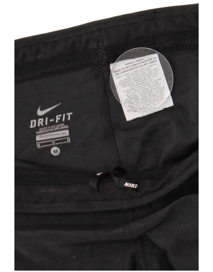 Leggings Dri Fit NIKE pentru femei UK 12 Poliester mediu negru