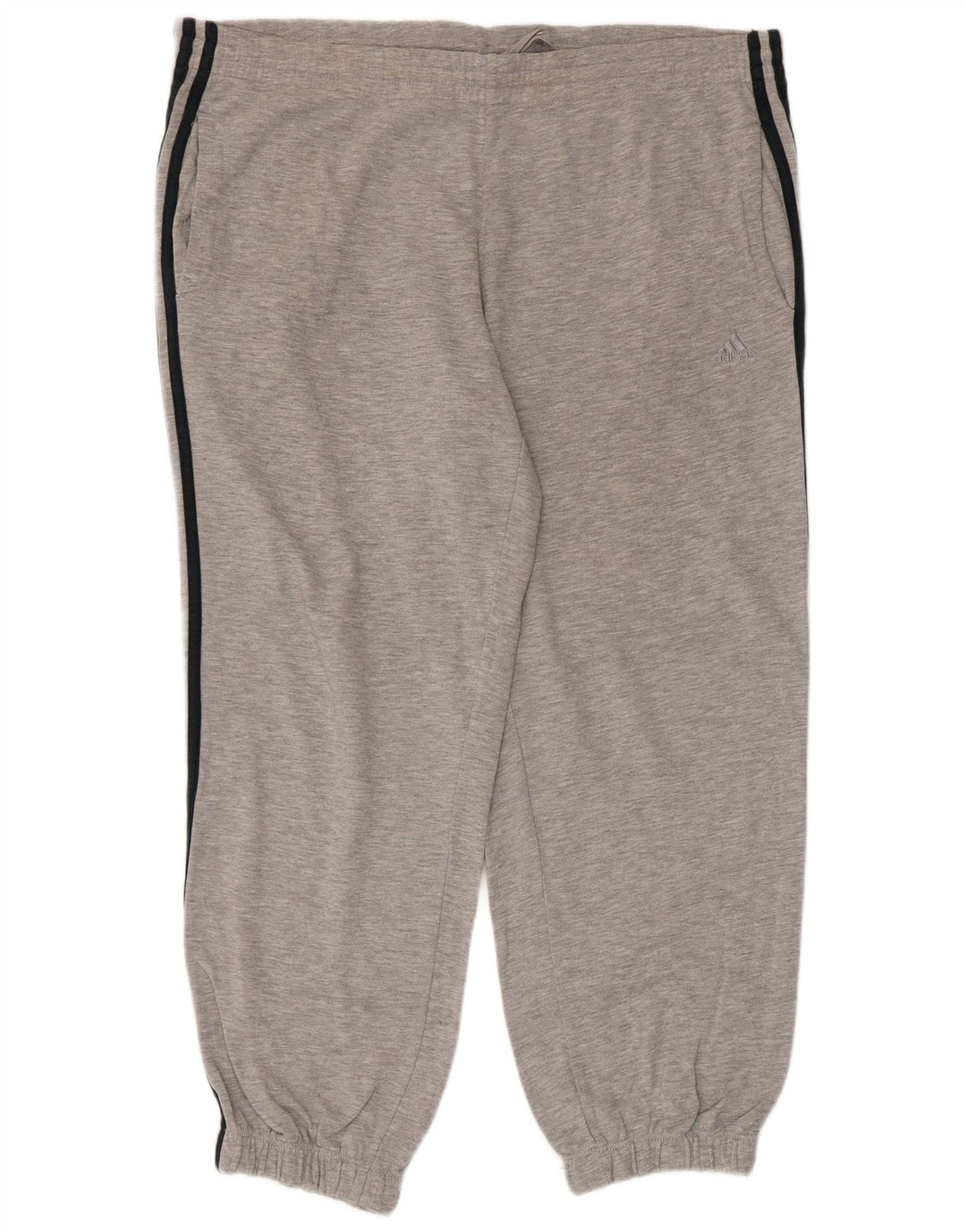 Pantaloni de trening Adidas pentru bărbați Joggeri mari, gri, bumbac