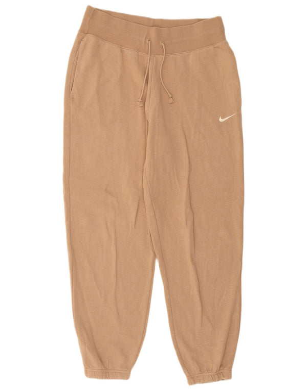 Pantaloni de trening Nike pentru femei Joggeri UK 14 Bumbac mediu bej