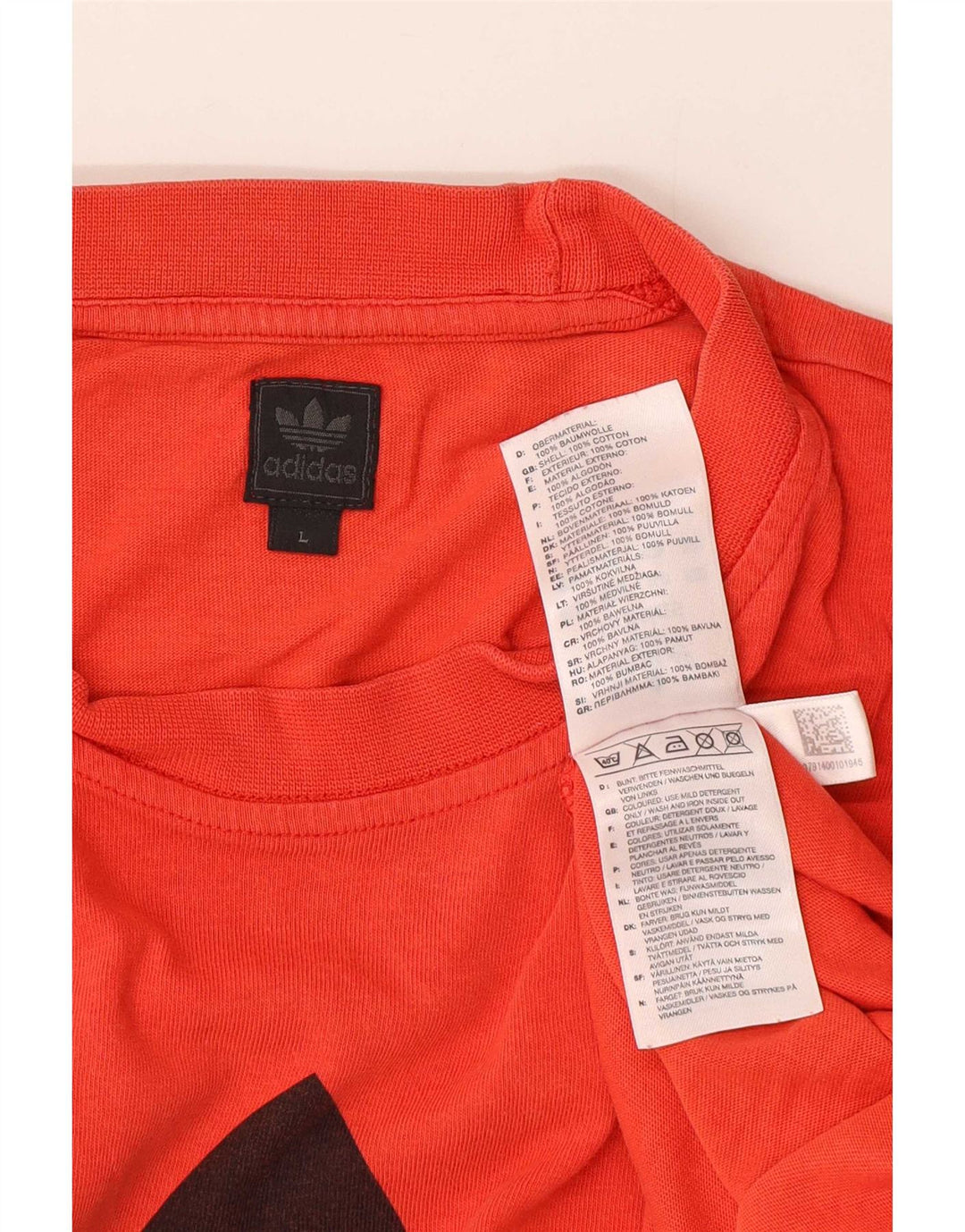 Tricou grafic Adidas pentru bărbați Top mare bumbac roșu