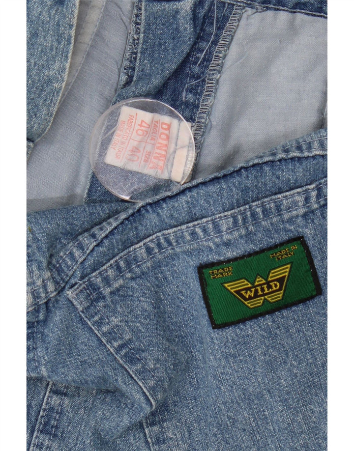 Fusta de blugi pentru femei Wild IT 40 Small W28 Bumbac albastru