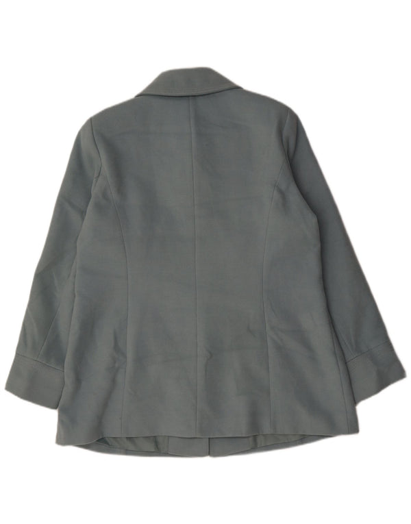 Jachetă pentru femei CLASSIC cu 4 nasturi, UK 18 XL, poliester albastru