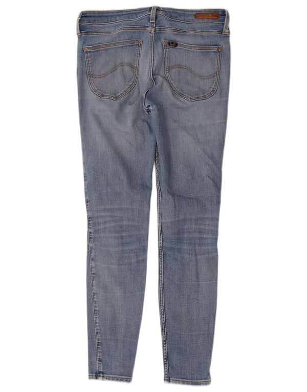 Lee Womens Scarlett Skinny Jeans W30 L31 Blue Cotton