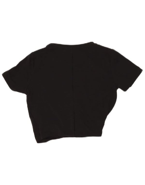 Tricou pentru femei Nike Dri Fit Crop Top UK 10 Small Poliester negru