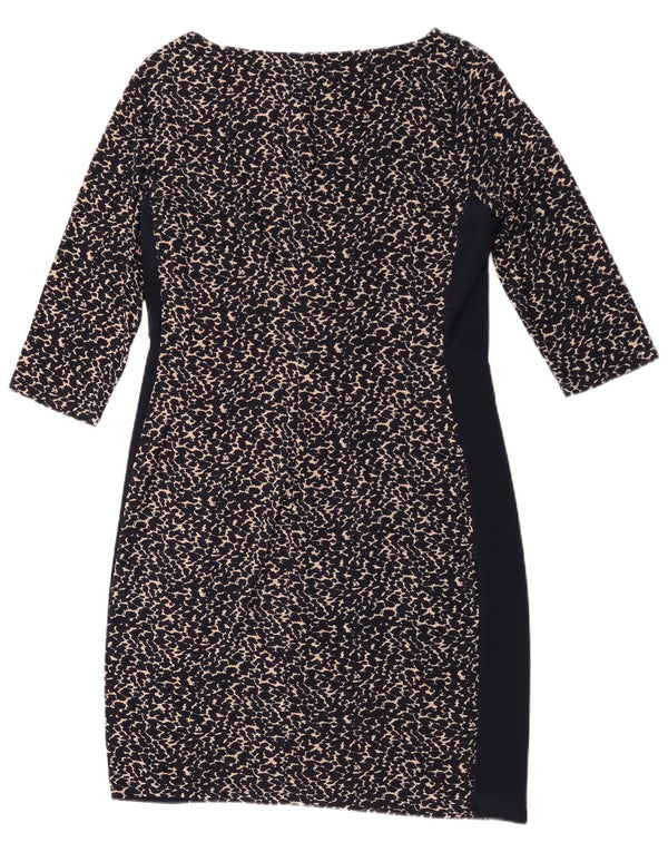 Rochie mică pentru femei Ralph Lauren US 14 XL bleumarin cu imprimeu animal