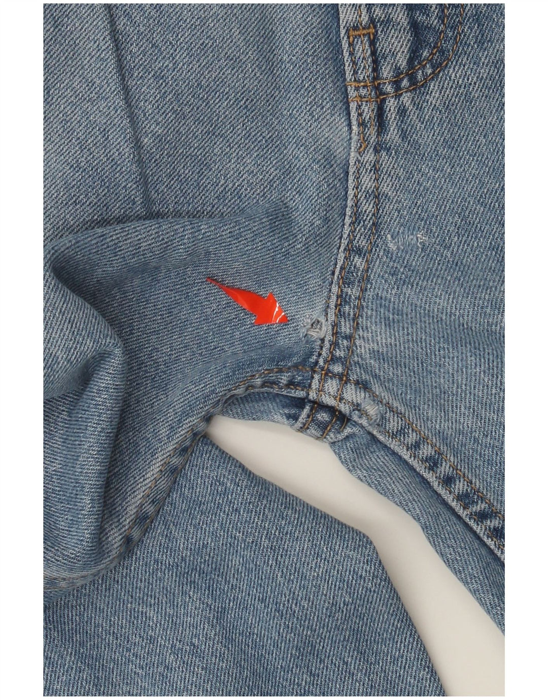 DICKIES Blugi drepti pentru femei W28 L30 Bumbac albastru