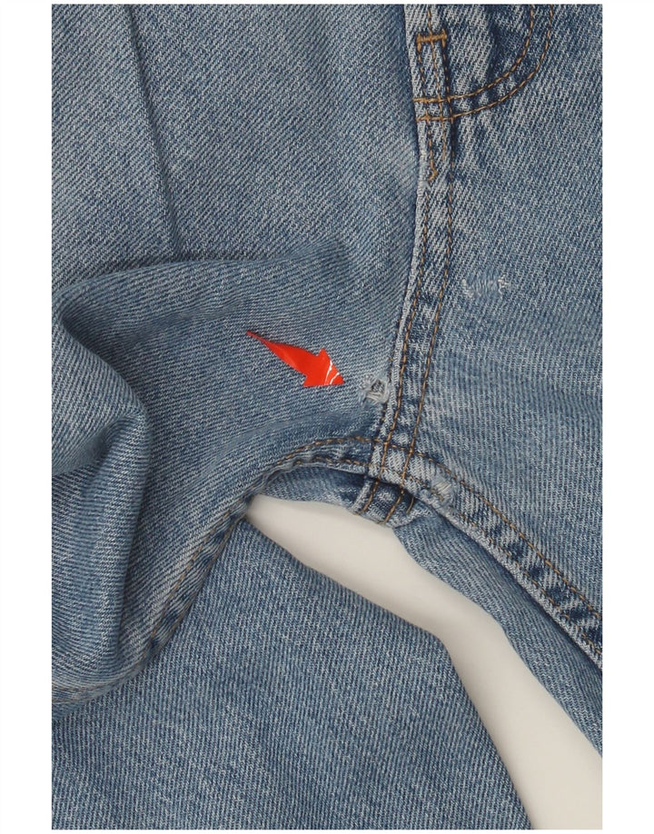 DICKIES Blugi drepti pentru femei W28 L30 Bumbac albastru