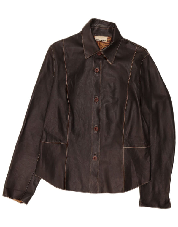 Gerry Weber Jachetă de piele pentru femei UK 14 Large Black
