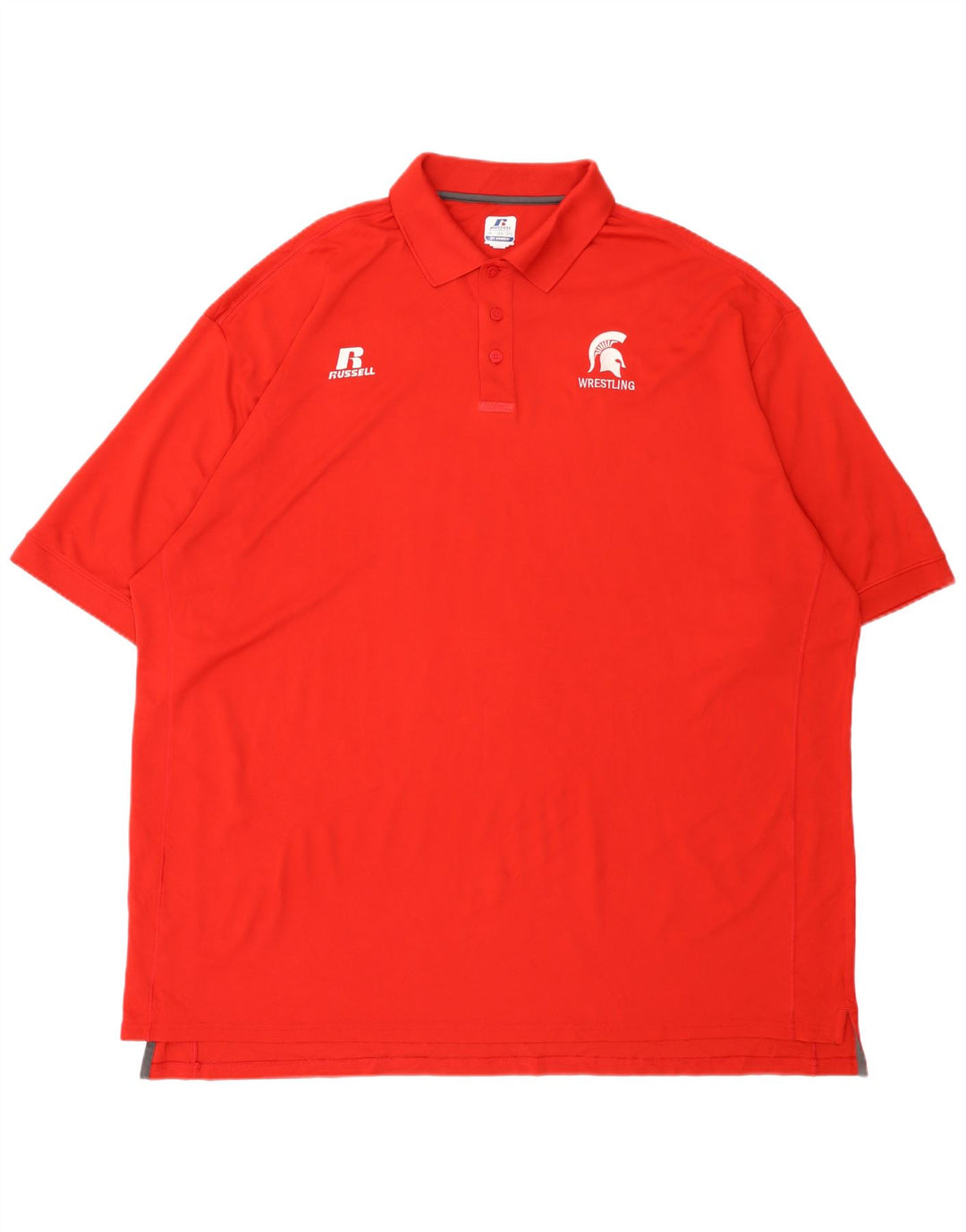 RUSSELL ATHLETIC Tricou polo de lupte pentru bărbați 3XL poliester roșu
