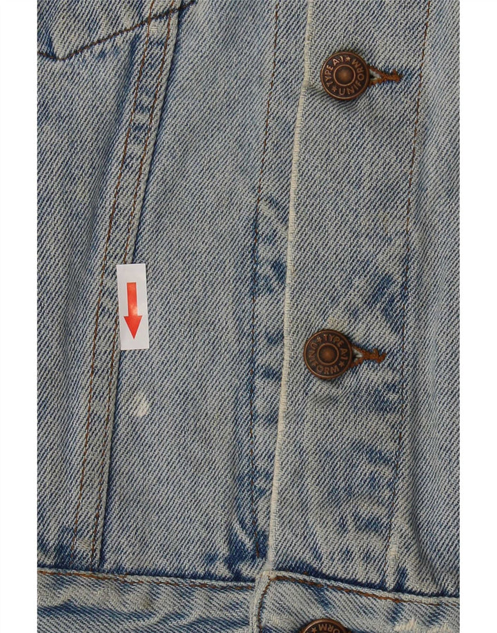 Uniformă Băieți Jachetă Denim 7-8 Ani Bumbac Albastru