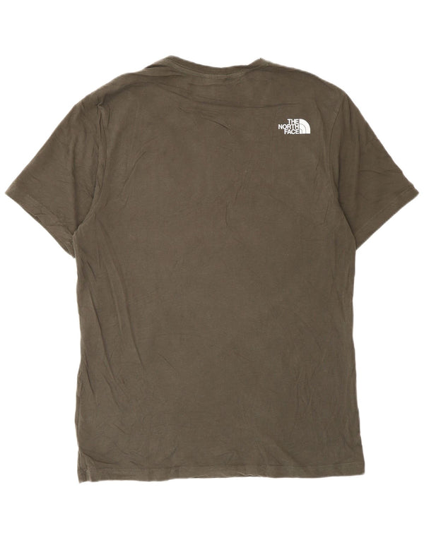 Tricou grafic pentru bărbați The North Face Top Medium Khaki Bumbac