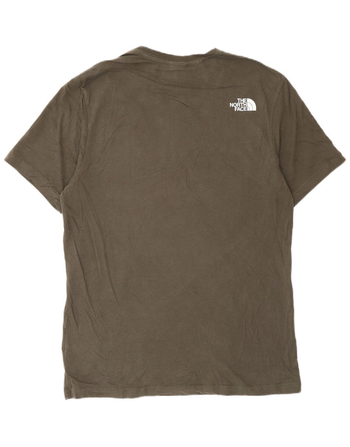 Tricou grafic pentru bărbați The North Face Top Medium Khaki Bumbac