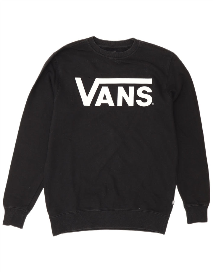 Hanorac grafic pentru bărbați Vans Jumper mic, negru, bumbac