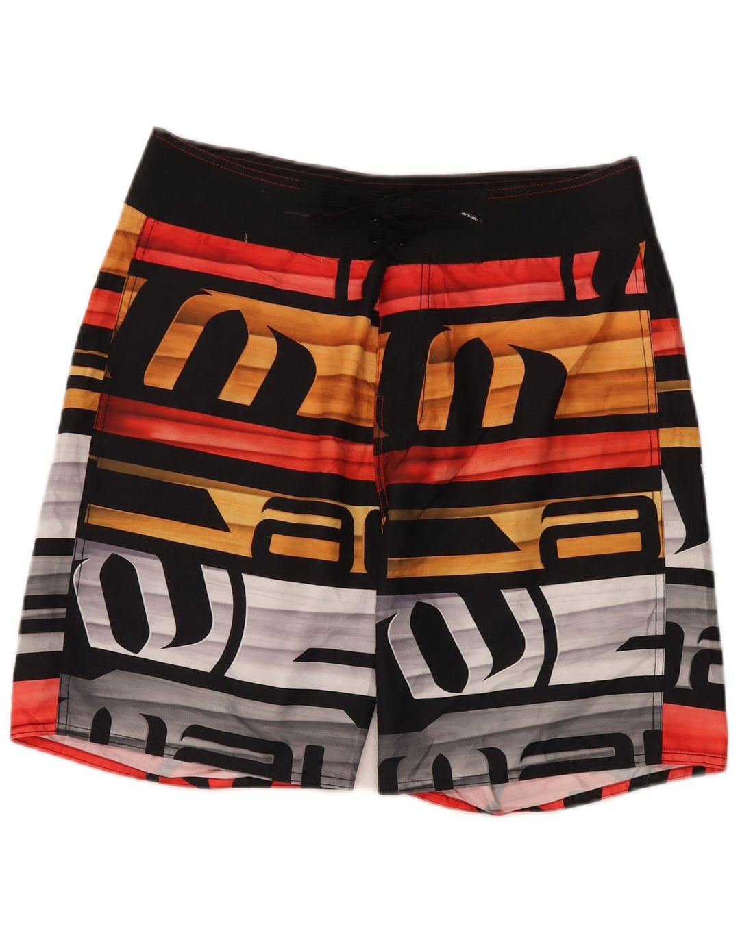 Pantaloni scurți de înot cu grafic pentru bărbați ANIMAL, poliester cu dungi mari, multicolore