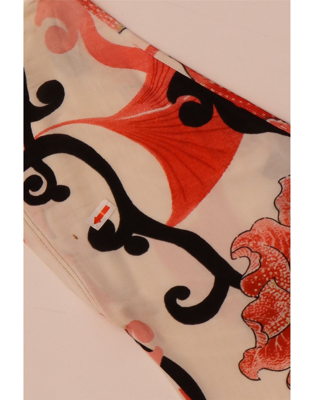 Top bluză pentru femei Just Cavalli UK 14, mare, alb, elastan floral