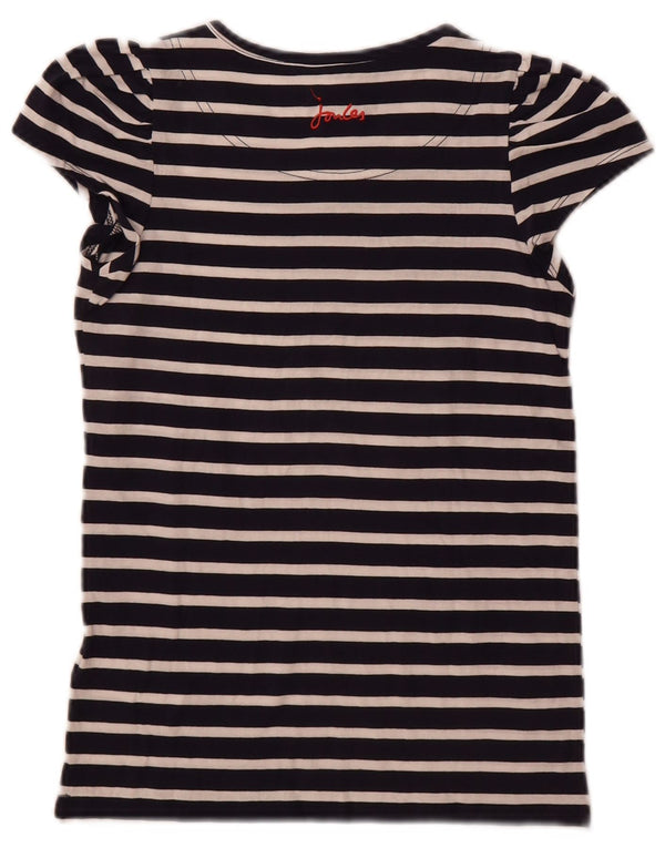 Tricou Jules Fete Top 9-10 Ani Bleumarin Bumbac cu dungi
