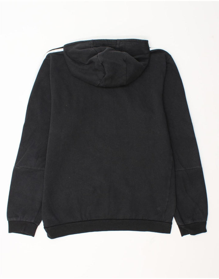 Pulover Adidas pentru bărbați, bumbac mediu negru