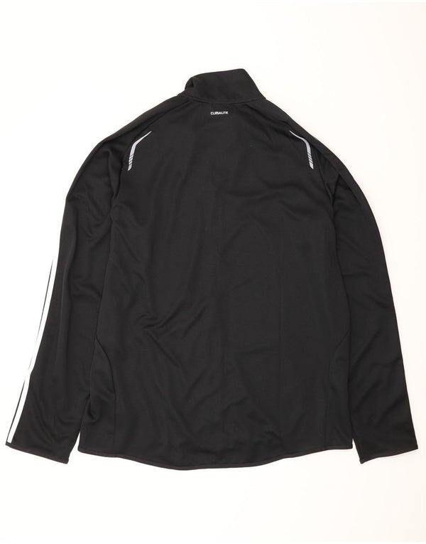 Jachetă pentru trening Adidas Climalite pentru bărbați, 2XL, poliester negru
