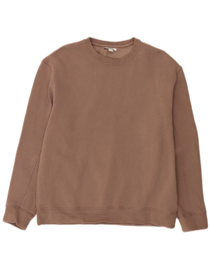Pulover pentru femei Topshop, pulover UK 14, bumbac maro mediu