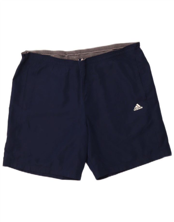 Pantaloni scurți sport Climalite ADIDAS pentru bărbați, poliester mari bleumarin