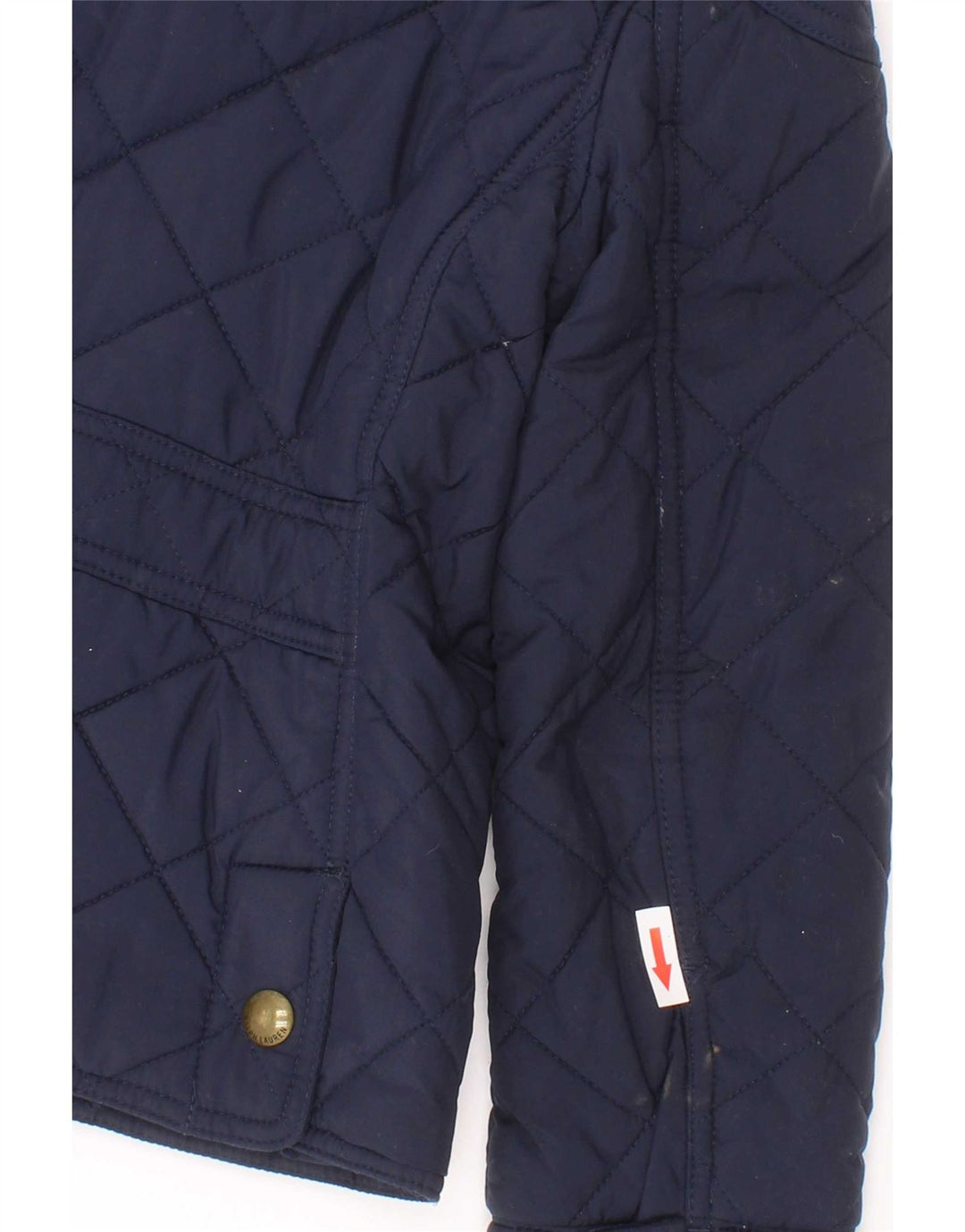 Jachetă matlasată Polo Ralph Lauren pentru fete 6-7 ani Poliester bleumarin mic