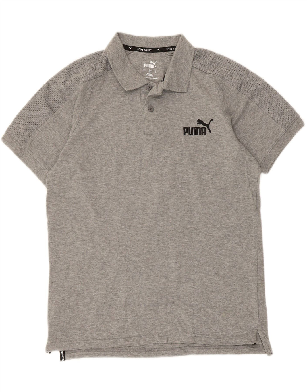 Tricou polo Puma pentru bărbați, mic, gri, pătat
