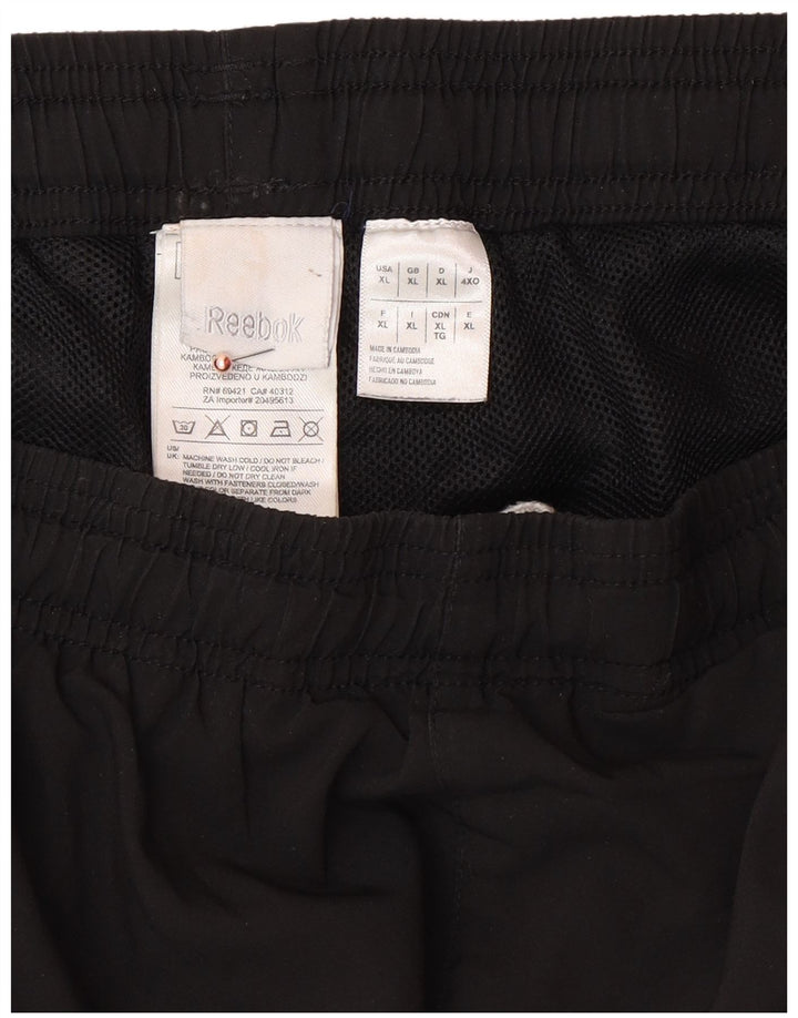 Pantaloni de trening pentru bărbați REEBOK XL poliester negru