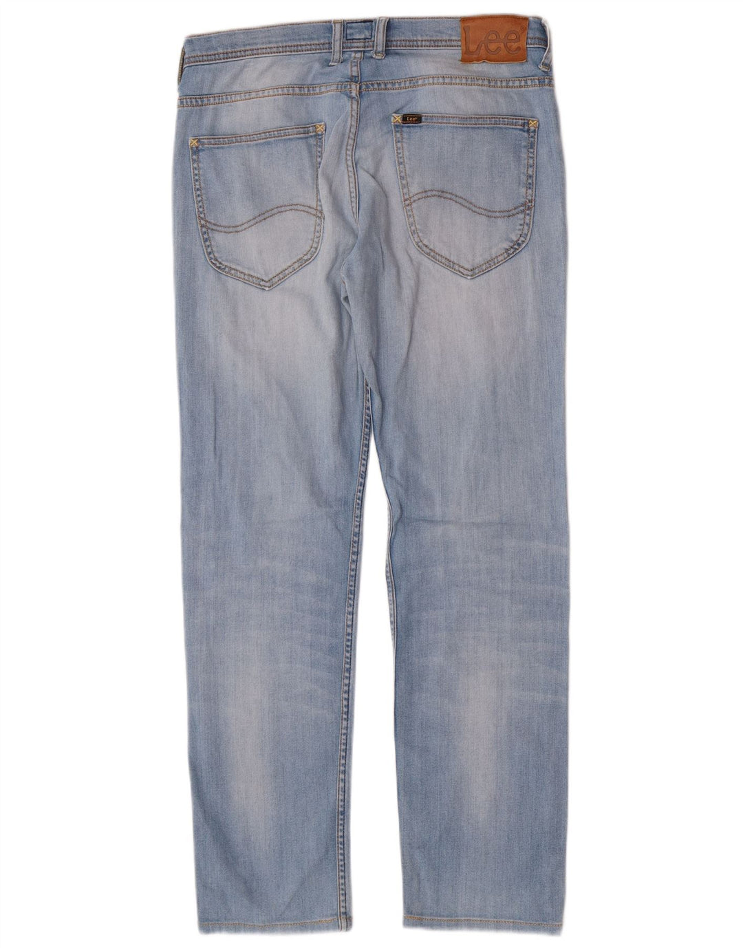 Blugi Distressed drepte pentru femei Lee W30 L30 albastru