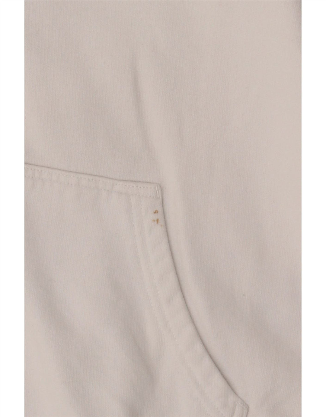 CALVIN KLEIN JEANS Pulover cu capota cu fermoar cu grafic pentru femei UK 10 Small White