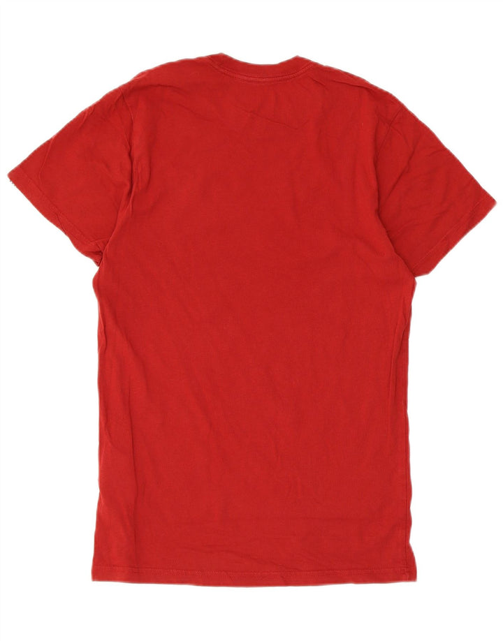 Tricou grafic personalizat Vans pentru bărbați Top mic bumbac roșu