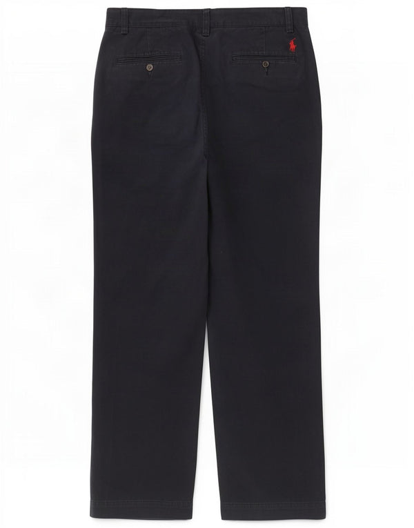 Pantaloni chino drepți Polo Ralph Lauren pentru bărbați L32 L32 bumbac bleumarin