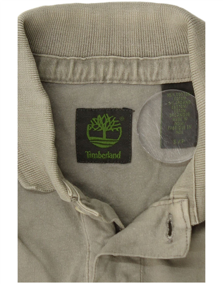 Cămașă polo TIMBERLAND pentru bărbați, bumbac kaki mic
