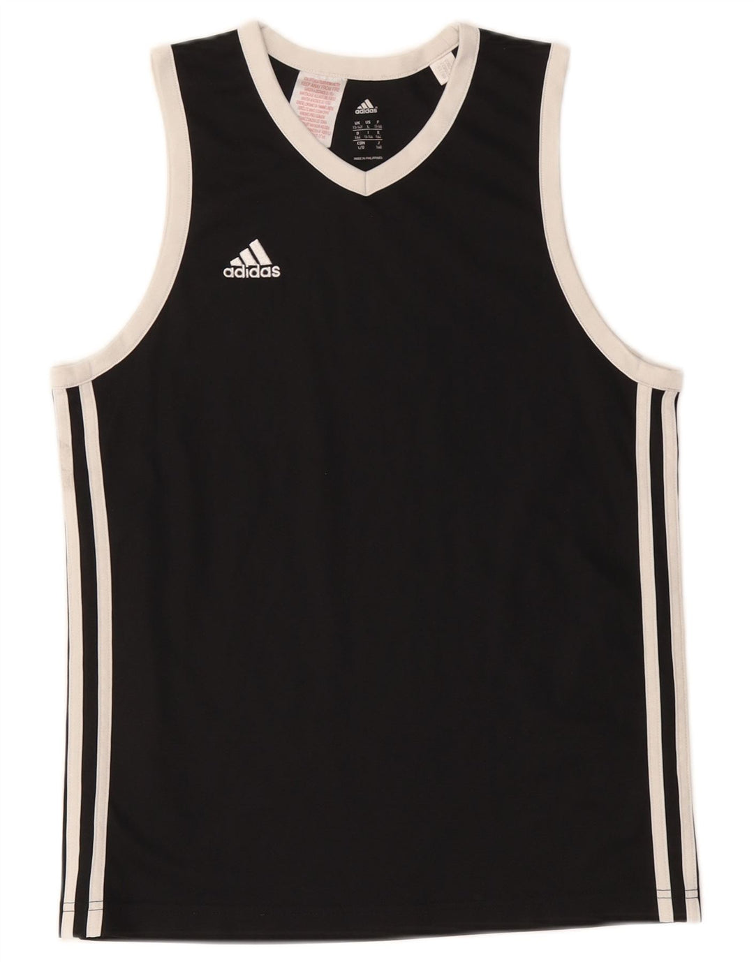 Vesta Adidas Fete Top 13-14 Ani Negru Poliester